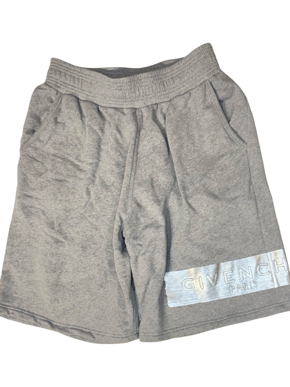 GIVENCHY LATEX BAND LOGO SHORTS